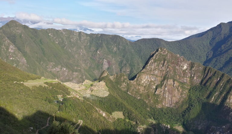 Inca Trail 5 days - view of Machu Picchu from the sun gate