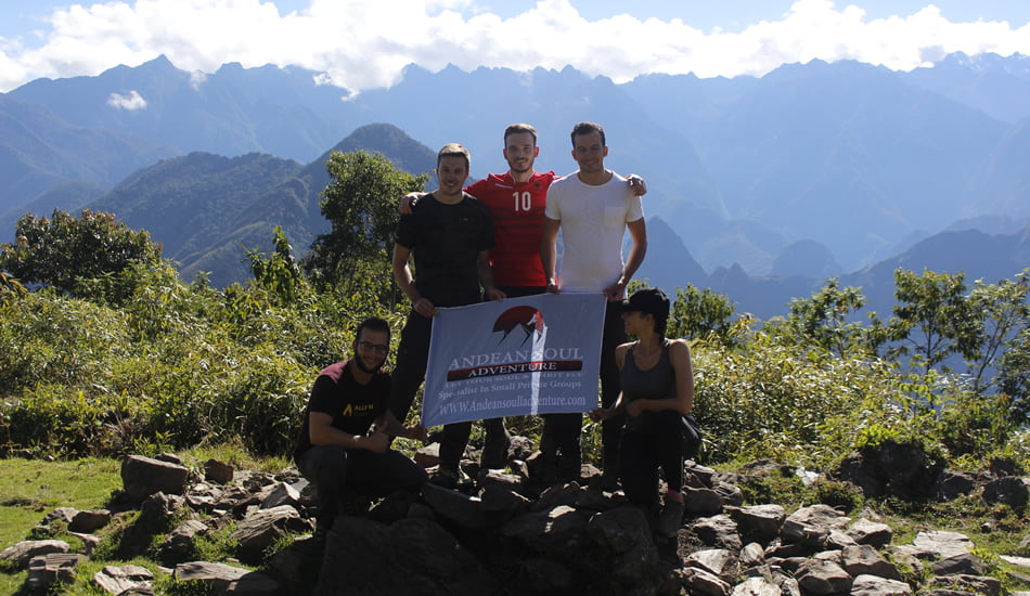 Salkantay trek to Machu Picchu - view from Llactapata